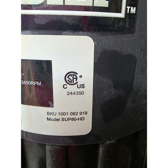 Everbilt 1/2 HP Waterfall Submersible Utility Pump SUP80-HD - Picture 7 of 16